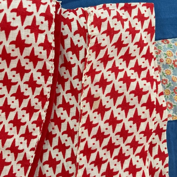 Vintage 1930s red and white cotton day dress! - Picture 7 of 9